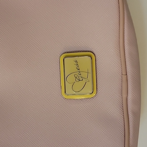 Vtg GUESS 1970s Pastel Pink Strap Camera Leandra Mini Crossbody Micro Bag - Picture 3 of 11